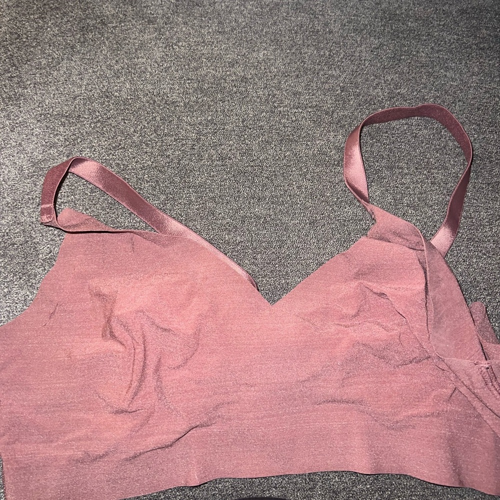Pink bra